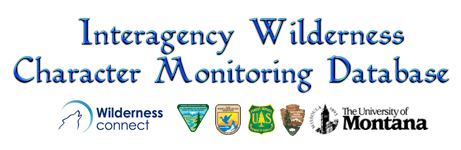 Interagency Wilderness Character Monitoring Database